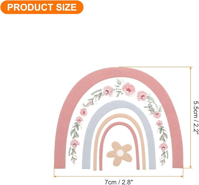 uxcell 36 Pcs (6 Sheet) Polka Dots Wall Sticker, PVC Peel and Stick Rainbow Wall Decal Sticker for Bedroom Classroom, Colorful