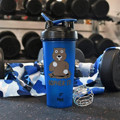 Blender Bottle x Forza Sports Classic 28 oz. Shaker Mixer Cup with Loop Top (Gopher It!)