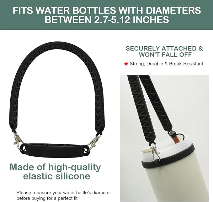 Accessories Set for Stanley 40oz including 6PCS Silicone Spill Proof Stopper 1PCS Straw Cover 1 PCS Siliconce Boot Sleevec 1 PCS Silicone Water Bottle Handle Strap 1PCS Straw & Cleaning Brush