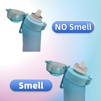 Air Water Bottle, Air Water Bottle with 7 Flavor Pods, 750ML Air Drinking Water Bottle Starter Set with Flavour Capsules, BPA Free 0% Sugar Water Cup For Outdoor Sports, Birthday Gifts (13 PCS PODS)