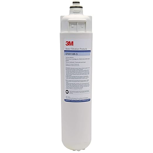 3M 9000H Series Retrofit Filter Cartridge CFS9110H-S, 5630101, Standard Length, 5 um NOM, 2.0 gpm
