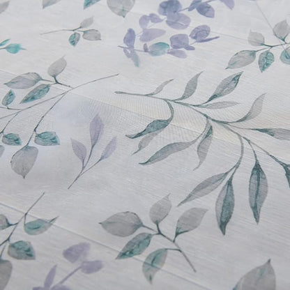 Windows Printing Pattern Sheer White Curtains 72 Inches Length 2 Panels Voile Light Filtering Sheer Curtains Panel Basic Rod Pocket for Bedroom Living Room Children Room Kitchen Yard