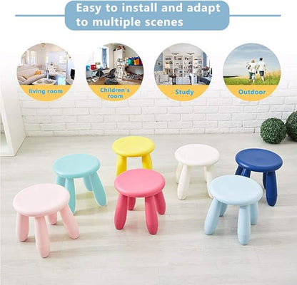 Kids Step Stool, Kindergarten Study Stools, Lightweight Footstools are Sturdy and Durable, Very Suitable for Use in The Kitchen, Bathroom and Bedroom (Red Wine)