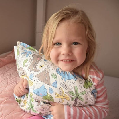 ALVABABY Toddler Pillow Cover Fits 13 x 18,12x 16 Kids Pillow 2 Pack Small Cotton Sleep Travel Pillowcases with Envelope Baby Children Pillowcase for Boys Girls Astronaut 2TPW14