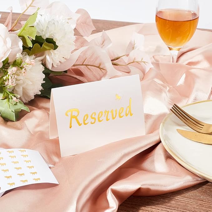 OLYCRAFT 2400pcs Beef Meal Stickers 0.4 inch Gold Cow Wedding Meal Stickers Food Choice Sticker Kitchen Stickers Wedding Meal Indicator Stickers Meal Choice Stickers for Place Card Wedding Supplies