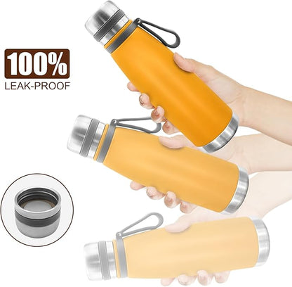 37oz Thermos for Hot and Cold Drinks, Coffee Thermos Water Bottle, Wide Mouth Thermal Cups- Leakproof Stainless Steel Insulated Thermos - Commute, Travel, and Picnic Friendly