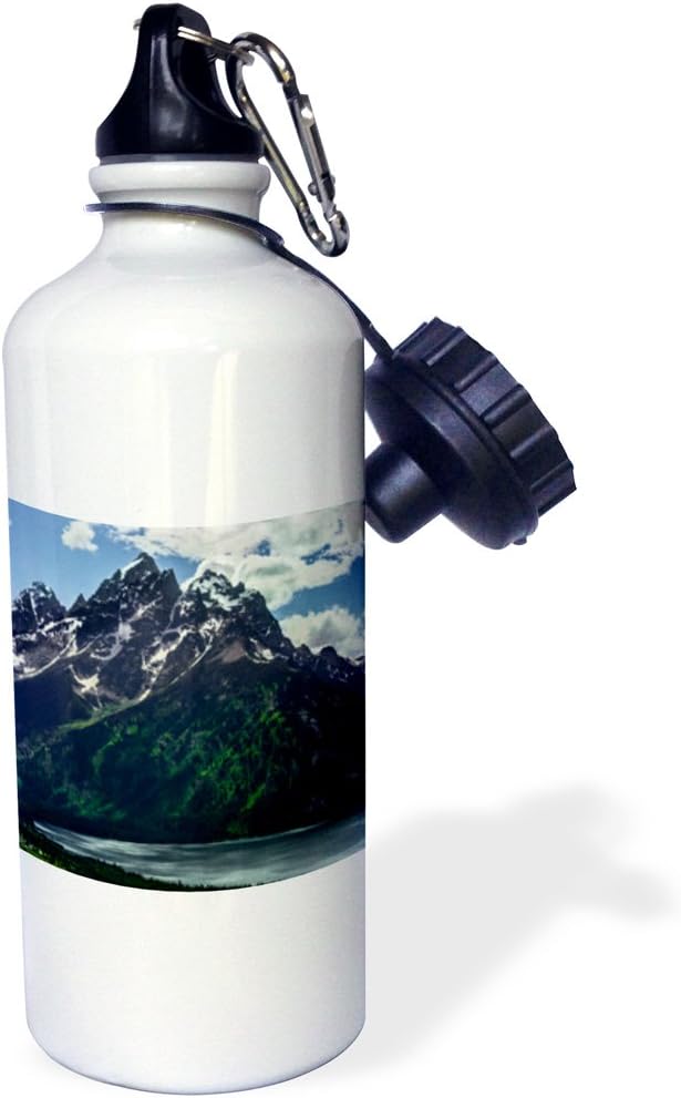 3dRose Cathedral Group in Grand Teton NP, Wyoming, USA-Sports Water Bottle, 21oz , 21 oz, Multicolor