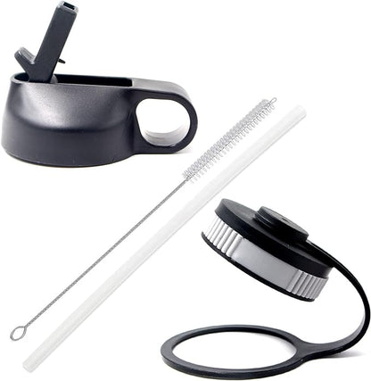 40 oz Football Water Bottle, Sports Water Bottles with 2 Lids 18/8 Stainless Steel Travel Tumbler Double Wall Vacuum Insulated Hot/Cold Standard Metal Canteen (40oz, Football)