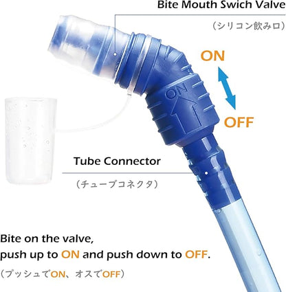 TRIWONDER Soft Flask Collapsible Water Bottles Hydration Bladder BPA-Free Foldable Water Flask for Hydration Pack - Ideal for Hiking Running Cycling Climbing Travel