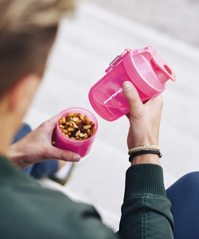 Smartshake Original 2GO, 20 oz Shaker Cup, Pink (Packaging May Vary)