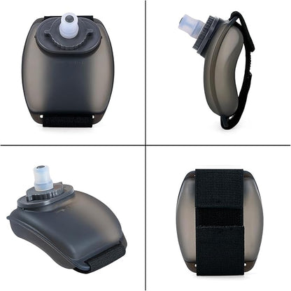 Wesoke Sports Wrist Band Water Bottle, 200ml Running Wrist Water Bottles, Soft Adjustable Gym Wristband Fitness Water Kettle Drinking Bottle for Cycling Climbing Hiking