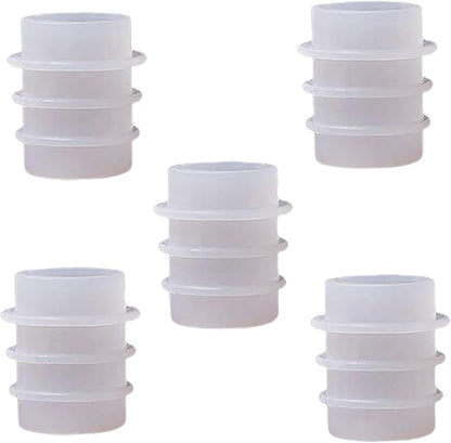 5Pcs White Bottle Stopper Silicone Mold, Crystal Epoxy Wine Bottle Stopper Mold, Reusable Beverage Bottle Stoppers Silicone Molds Cork Cover Wine Stoppers,Bar and Wine Tools, Wine Stoppers and Pourers