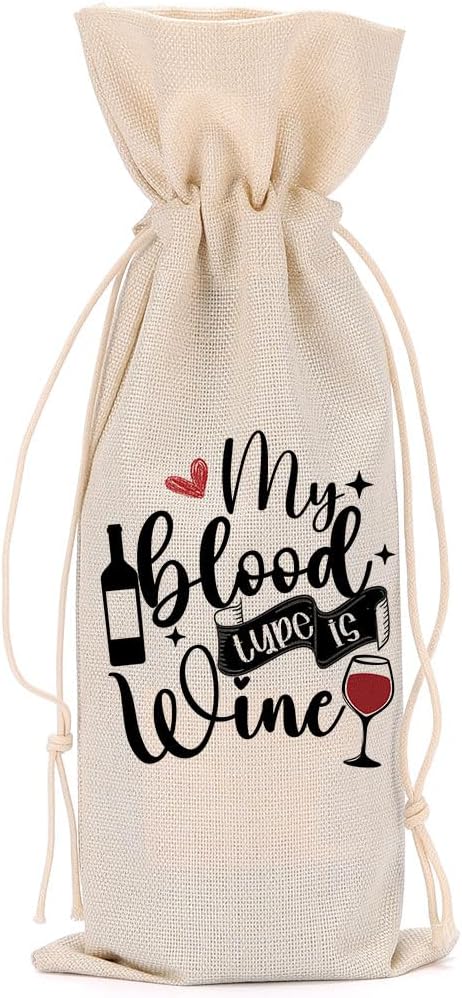 Funny Wine Quotes Wine Bag Wine Tasting Party Supplies for Wine Lovers Women Men Bride Mother Friend Christmas Birthday Wedding Bachelorrette Party Wine Bags
