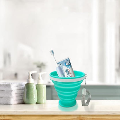 Collapsible Water Bottles 500 ml with silicone collapsible cup 200 ml.Travel Water Bottle Portable Hiking Water Bottle Reusable BPA Free Silicone Water Bottles.(Pink Camouflage+Pink)