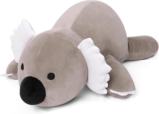 24" 4.2lbs Koala Weighted Stuffed Animals,Cute Cuddle Plushie Toy Weighted Koala Plush Throw Pillow for Children Kids Adults(Koala)