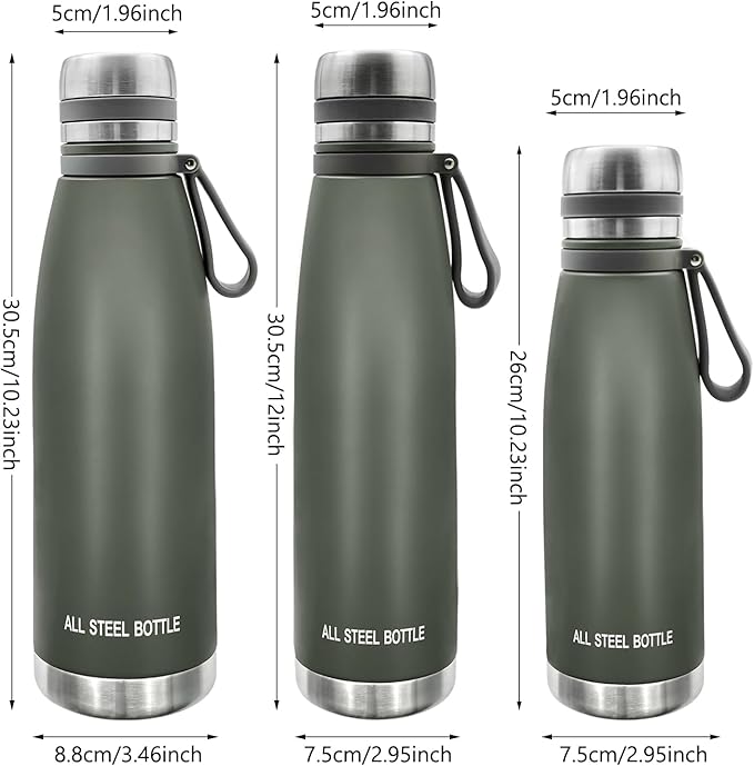 37oz Thermos for Hot and Cold Drinks, Coffee Thermos Water Bottle, Wide Mouth Thermal Cups- Leakproof Stainless Steel Insulated Thermos - Commute, Travel, and Picnic Friendly