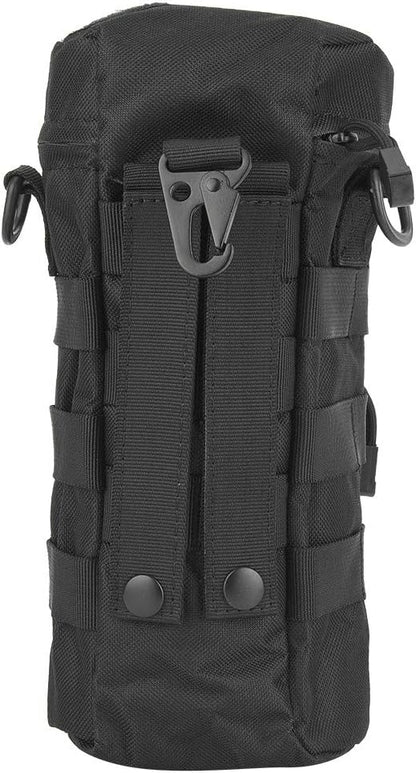 OUKENS Water Bottle Pouch, Outdoor Portable Molle Water Bottle Holder Kettle Backpack Bag Water Bottle Carrier,Travel Water Bottle Bag Water Bottle Sleeve for Camping Hiking Backpack