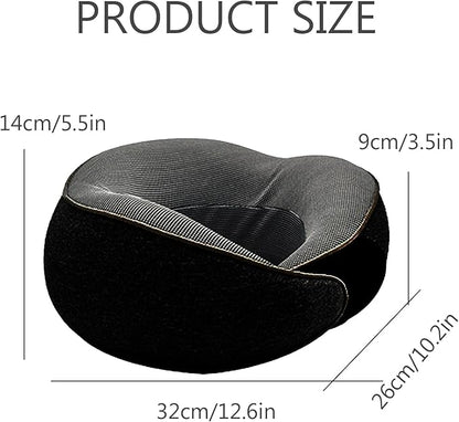 2024 New Neck Pillow, Travel Neck Pillow, Airplane Memory Foam Travel Neck Pillow, Foldable for Sleeping (Black), OPZ-416