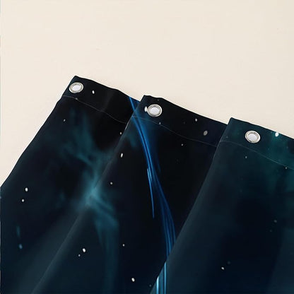 AILONEN Dinosaur Shower Curtain for Kids Boys Teens.Sky Blue Planet Dinosaur Bath Curtain for Bathroom,Machine Dinosaur Curtain Modern Polyester with 12 Plastic Hooks 72" W*72" H