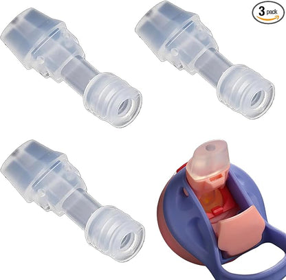 3 Pack Silicone Bite Valve Replacement for Contigo Water Bottles,Multi-Pack Water Bottle Mouthpiece Repalcement Compatible with Contigo Water Bottles Bite Valve,Without cup cap