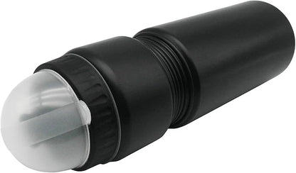 6 Pack 730ml(25oz) Sports Squeeze Plastic Water Bottle With Push Pull Cap and Anti Dust Cover - Black