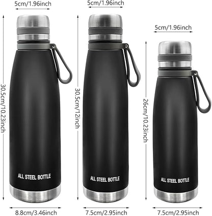 22oz Thermos for Hot and Cold Drinks, Coffee Thermos Water Bottle, Wide Mouth Thermal Cups- Leakproof Stainless Steel Insulated Thermos - Commute, Travel, and Picnic Friendly