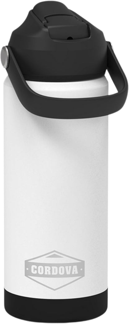 Cordova Outdoors Trailhead Class Water Bottle, Snowcap, 18 oz