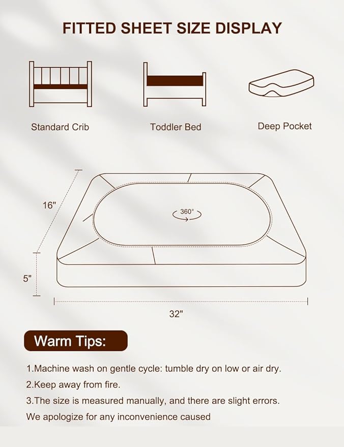 32"x16" Muslin Bassinet Sheets for Baby, Yellow Bassinet Mattress Cover for Rectangle, Oval, Hourglass Bassinet Mattress, Moses Basket Sheets (46B-03)