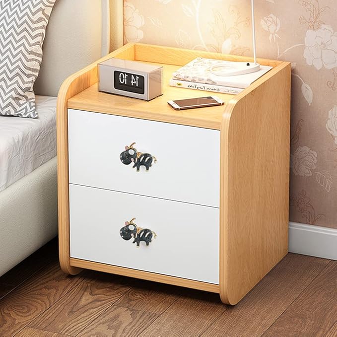 Cow Knobs 4 Pcs Cartoon Cow Shape Knob Cabinet Drawer Knob for Dresser Drawers Kitchen Bathrom Cupboard Kids Knobs Metal Animal Theme Pull Handles