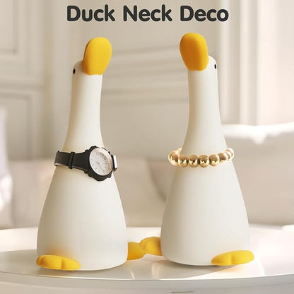 Dream Duck Night Light,3 Level Dimmable Nursery Nightlight,Silicone Baby Night Light,Rechargeable Bedside Touch Lamp for Breastfeeding Toddler Baby Kids Decor
