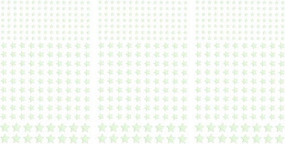 MECCANIXITY Glow in The Dark Stars Decals Decor Green Wall Stickers for Ceiling Bedroom Bedding Room 3 Set