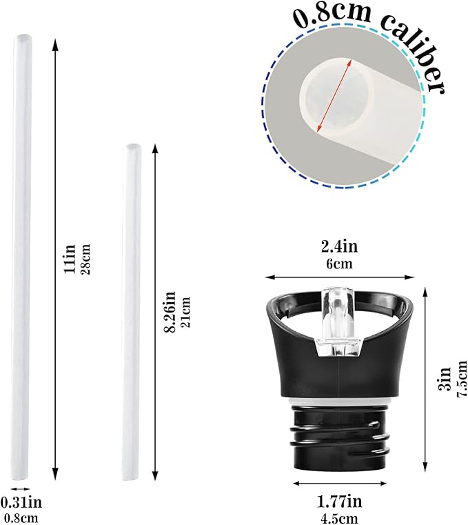 MNSRUU Insulated Water Bottle with Straw, Rainbow and Unicorns Stainless Steel Flasks for Sports Cycling Hiking School