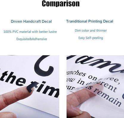 Our Kitchen Rules Quotes Family Graphic Handmade Wall Decals Stickers Removable DIY Vinyl Arts for Children Bedrooms Family Playroom Classrooms 23 inches x 11 inches