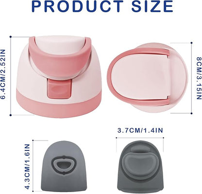 Replacement Lid for Owala Freesip Water Bottle Top Cap Protective Push-To-Open Lid Compatible With Owala Cup 16oz 24oz 32oz 40oz Bpa-Free Replacement Stopper for Owala Freesip Leak-Proof. (Pink)