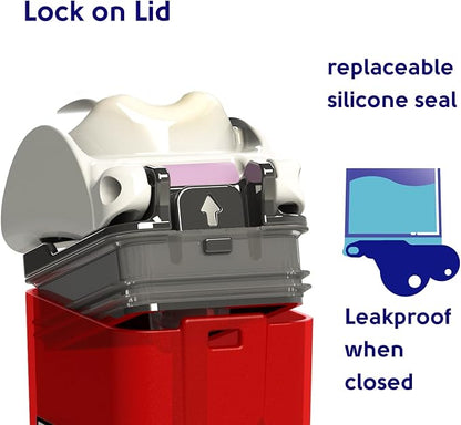 Reusable Water Bottle | Officially Licensed NCAA Sports Bottle |BPA Free | Dishwasher Safe | Texas Tech | Raider Red Officially Licensed NCAA - 8oz