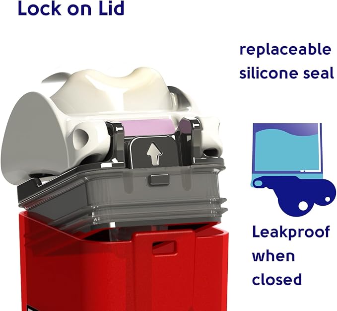 Reusable Water Bottle | Officially Licensed NCAA Sports Bottle | BPA Free | Dishwasher Safe | Red Raider | 12 oz Drink in the Box - Texas Tech