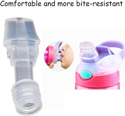6 Pack Silicone Mouth Bite Valve for Contigo Water Bottle Replacement, Water Bottle Bite Valve Replacement for Contigo Water Filter Bottle Mouth Parts, Water Bottle Bite Valve