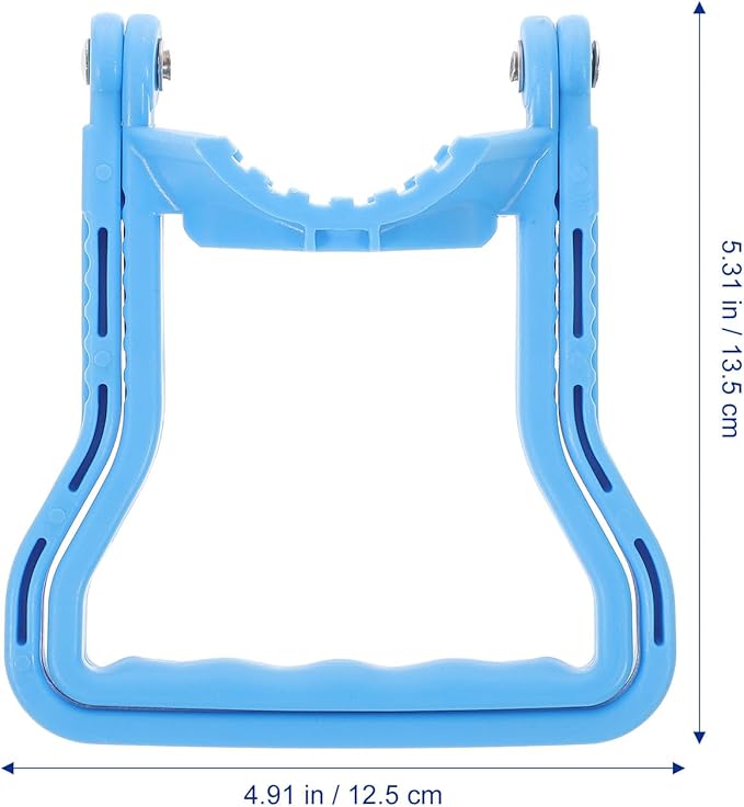 BESPORTBLE 4Pcs 5 Gallon Water Bottle Handles - Stable Ergonomic Grip Handle Carrier Drinking Water Bottle Carrier for 5 Gallon Water Jugs for Prevents Tilting (Blue)