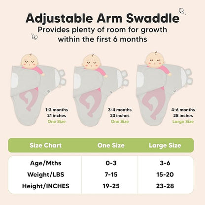 3-Pack Organic Baby Swaddle Sleep Sacks - Newborn Swaddle Sack, Ergonomic Baby Swaddles 0-3 Months, Swaddles for Newborns, Baby Sleep Sack, Baby Swaddle Blanket Wrap, Baby Essentials(The Wild 2)