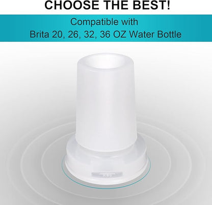 4 Pack Water Bottle Mouthpiece Replacement for Brita Water Bottle, Silicone Water Bottle Bite Valve Replacement Parts Compatible with Brita Filter Water Bottles & Brita Stainless Steel Water Bottle