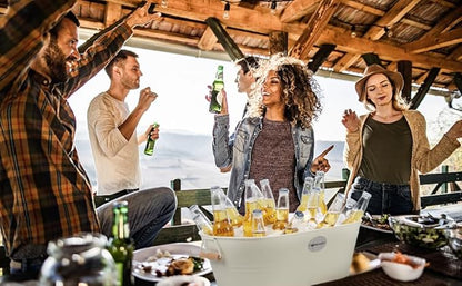 Large Ice Buckets, Banquet Ice Buckets, Cocktail Bar Ice Buckets, Home And Kitchen Beverage Beer Ice Buckets (white2)