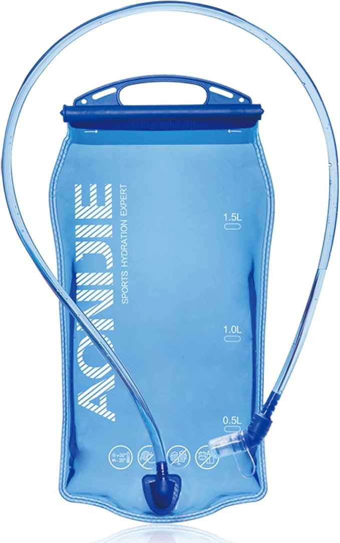 TRIWONDER Soft Flask Collapsible Water Bottles Hydration Bladder BPA-Free Foldable Water Flask for Hydration Pack - Ideal for Hiking Running Cycling Climbing Travel