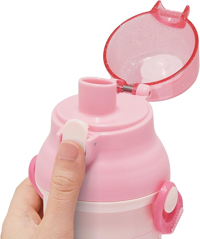 Skater My Melody Plastic Water Bottle with Strap 16.23oz -Friends