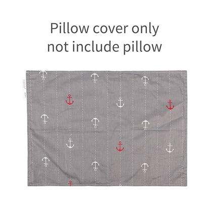 ALVABABY Toddler Pillowcases Fits 13 x 18,12x 16 Kids Pillow 2 Pack Cotton Baby Pillow Cover Envelope Kids Pillowcases for Boys Girls Feathers 2FTP04