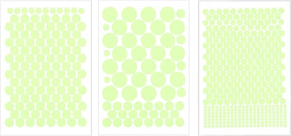 uxcell 1 Set Glow in The Dark Ceiling Stickers, Dots and Squares Wall Decals, Glowing Dot Decal Decoration for Ceiling and Wall