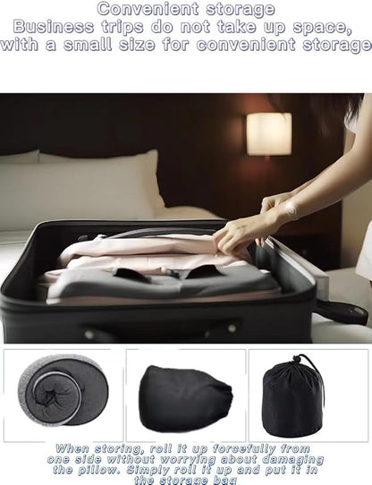 2024 New Neck Pillow,Travel Neck Pillow, Memory Foam Airplane Travel Pillow, 360 Degree Comfort and Breathability, Washable Modal Cover,Stowable U-Shaped Pillow,Suitable for Offices and Cars(Grey)