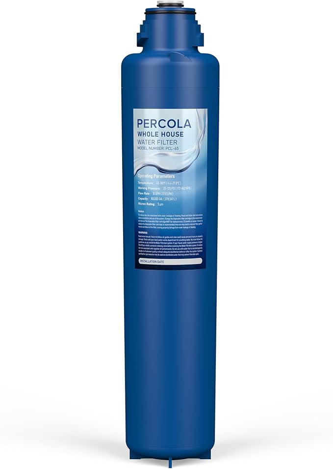 AP917HD-S Water Filter, Compatible with Aqua-Pure® AP917HD-S Whole House Sediment/CTO Filter Cartridge for 3M® Aqua-Pure® AP904 System, W/Scale Inhibitor (1 Pack)