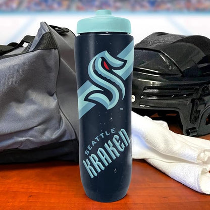 Party Animal NHL Seattle Kraken Squeezy Water Bottle