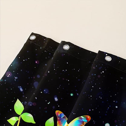 AILONEN Tree of Life Shower Curtain for Bathroom,Galaxy Starry Glowing Tree of Life Bath Curtain,Colorful Tree Shower Curtain Waterproof with 12 Plastic Hooks for Boys Girls Adults 36" W*72" H