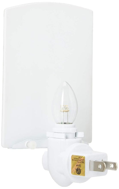 Caroline's Treasures BB9115CNL Owl and Yellow Stripes Ceramic Night Light Compact, UL-Certified, Ideal for Bedroom, Bathroom, Nursery, Hallway, Kitchen, 6x4x3, Multicolor